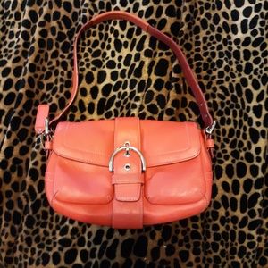 RED Coach Purse